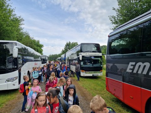 Schulausflug zur Waldbühne Ahmsen Bild 1